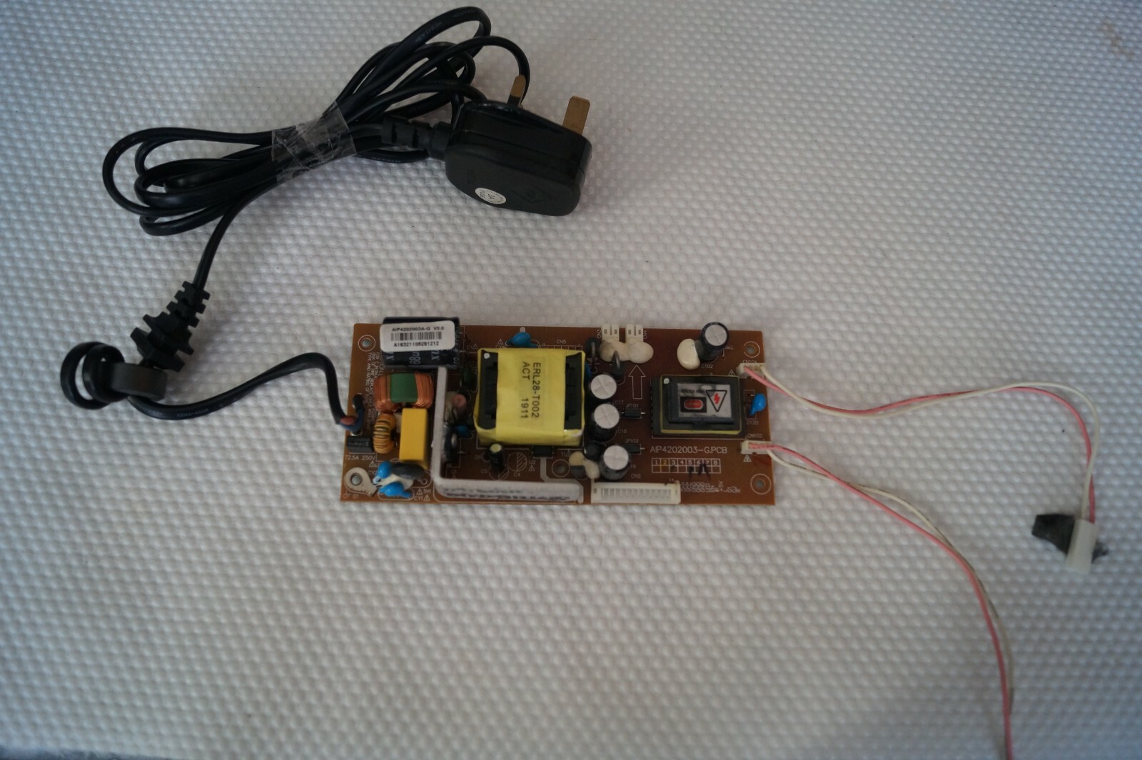 PSU POWER SUPPLY BOARD AIP4202003A-G FOR 22"" BUSH BTVD91186B COMBO TV, MT215DW01