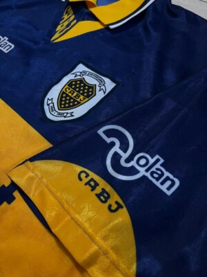 Olan Soccer Jersey 1995/96 Boca Juniors Home Size M Uniform