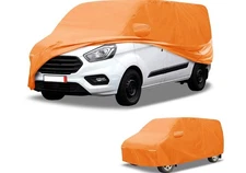 Car Cover Waterproof All Weather for Ford Transit Orange 210D-PU with Zipper