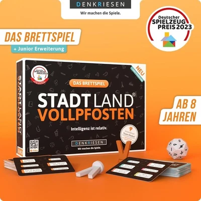 DENKRIESEN - SLV® - Das Brettspiel ''intelligenz ist relativ'' inkl. Junior Erg.