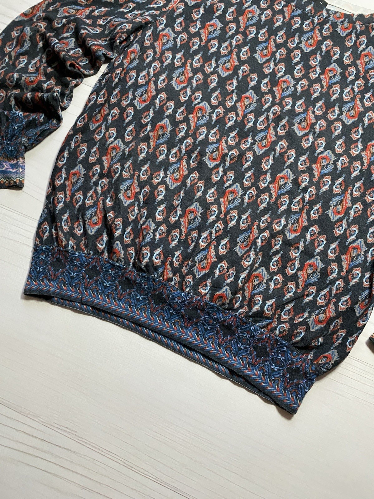 IVKO printed ornament pattern pullover sweater de… - image 10