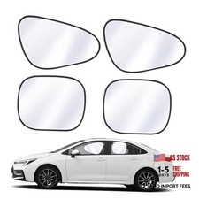 4 PCS Car Window Shade, Static Suction Side Windows Sun 4 Pcs/ Silver Silver