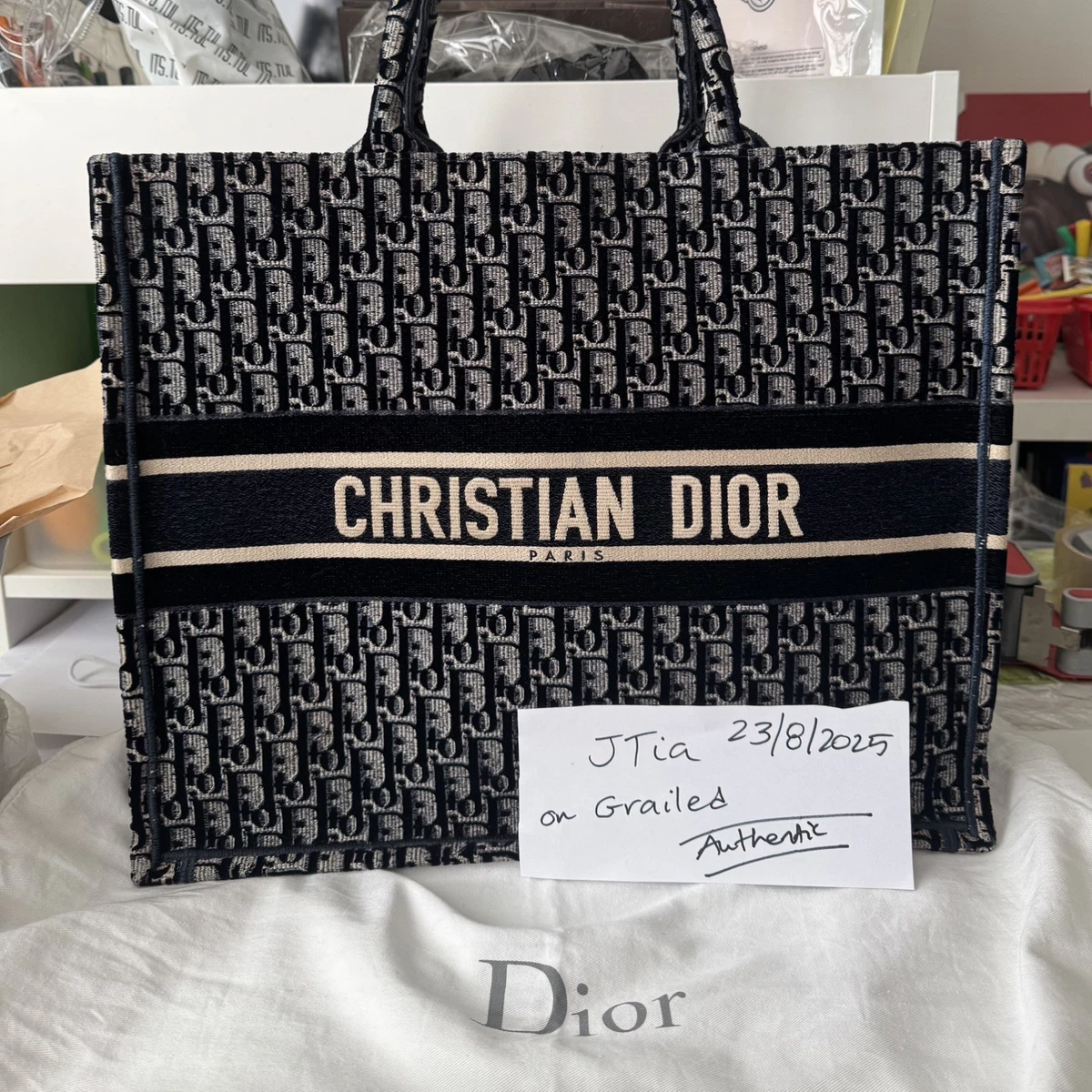 Dior Book Tote Bags for sale | eBay