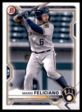 2021 Bowman #BP-133 Mario Feliciano Prospects