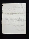 Civil War Era Leave Of Absence Letter 1864 Opequon Creek Winchester VA W.H Emory
