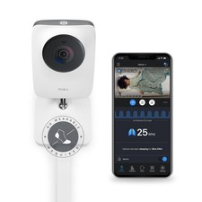 Miku Pro Smart Baby Monitor with Camera, Track Live Breathing with No Wearabl...