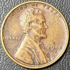 1942-S Lincoln Wheat Cent • Fine to Extra Fine • San Francisco Mint • Semi-Key