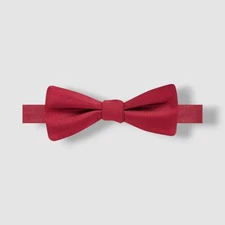 Ryan Seacrest Distinction Men's Red Solid Self-Tied Bow Tie