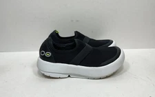 OOFOS OOmg eeZee Mesh Slip On Black Recovery Shoes Sneakers Womens Size 5