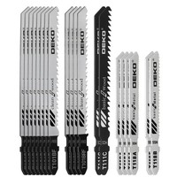 StichsäGeblatt Set 20 Tlg T Schaft Holz Metall 5 Typen Saubere Schnitte 100 Mm