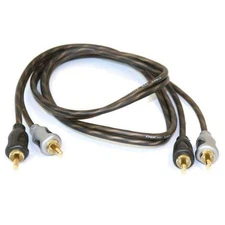 Deejay LED 20' RCA to RCA Copper Audio Cable