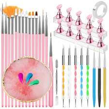 Nail Art Design Tools, Nail Stand Holder for Painting Nails, Nail Art Brushes, N