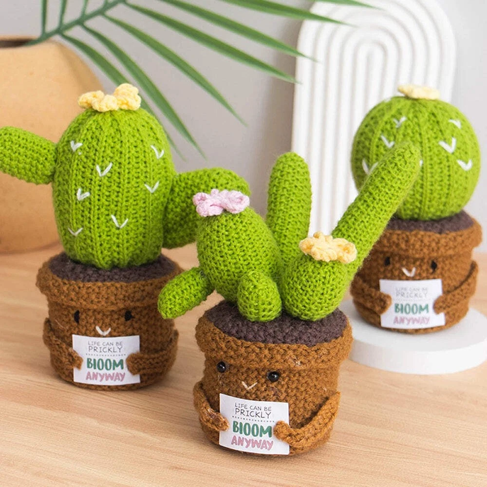 knitted cactus products for sale | eBay UK