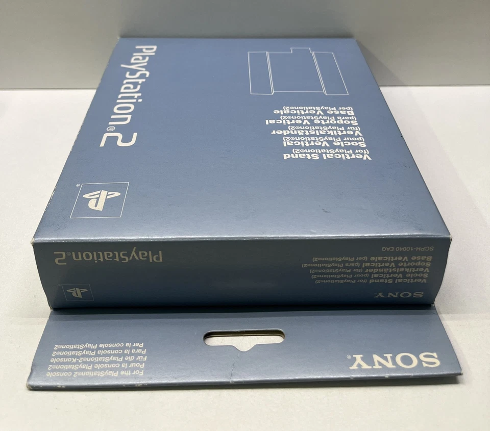 VERTICAL STAND SONY PLAYSTATION 2 PS2 SCPH-10040EAQ AQUA - NUOVO NEW - Immagine 3 di 4