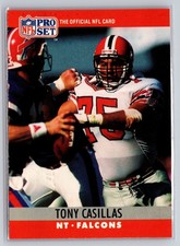1990 Pro Set #31 Tony Casillas Atlanta Falcons