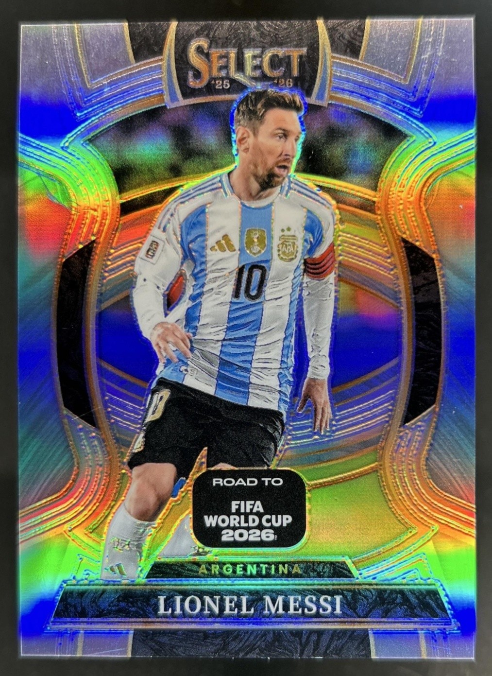 2025-26 Panini Select Road to FIFA World Cup Lionel Messi Terrace Silver #56