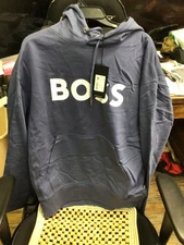 Men's Boss Hoodie Sullivan 16 Size MED BMB-013--Jersey-412-Navy  New with Tags