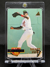 Pinnacle Rookie 1997 Draft Pick Torii Hunter Minnesota Twins Baseball Card #267. rookie card picture