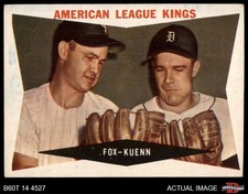 1960 Topps #429 Nellie Fox / Harvey Kuenn AL Kings White Sox / Tigers HOF 3 - VG