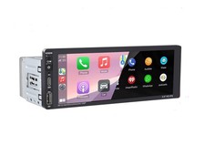 Autoradio 1 Din con Wireless CarPlay Android Auto 6.9 Touch Screen Bluetooth