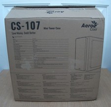 Image of AEROCOOL CS-107 V2 MINI TOWER CASE (CS-107-A-BK-V2) – NEW OLD STOCK & BOXED