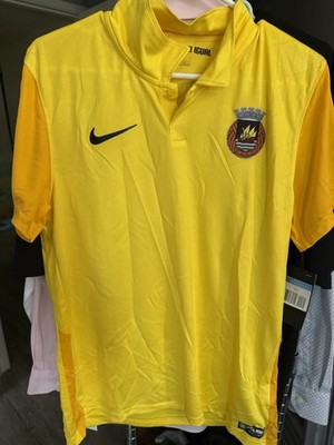 Nike Rio Ave Porto Lisbon Away Portugal Soccer Jersey Rare BNWT Yellow Vintage