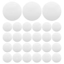 50Pcs Durable Round Biconvex Optical Lens for DIY Magnifier and Lab Use