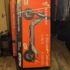 Segway ZT3 Pro Kick Electric Scooter Black Dual Suspension Folding