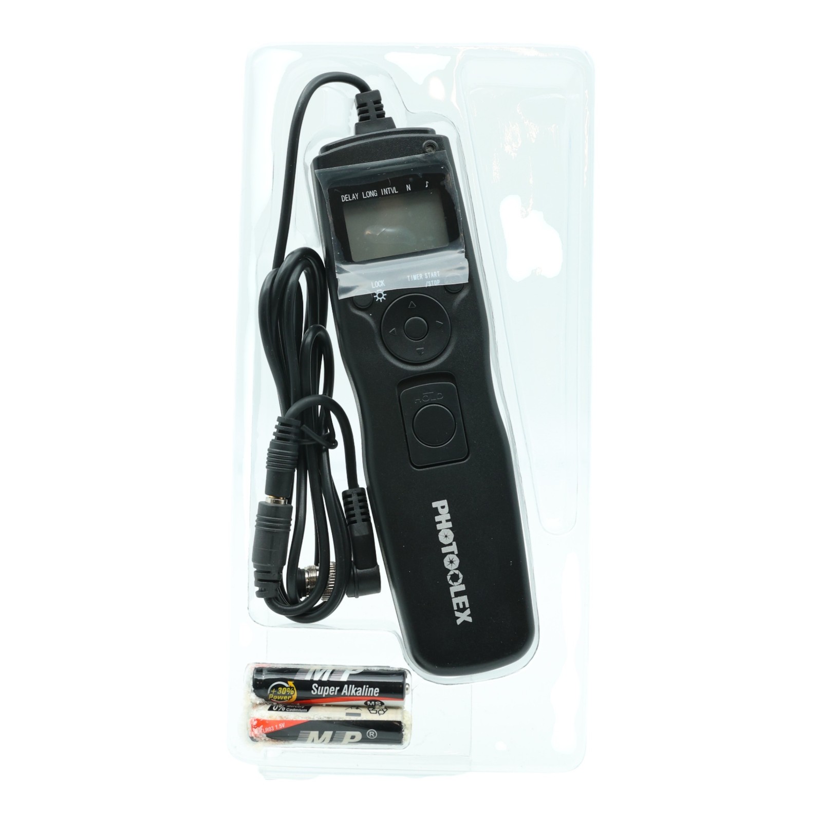 Photoolex TRS04 Remote Shutter Trigger Timer Switch LCD For Nikon D3 D700 D300