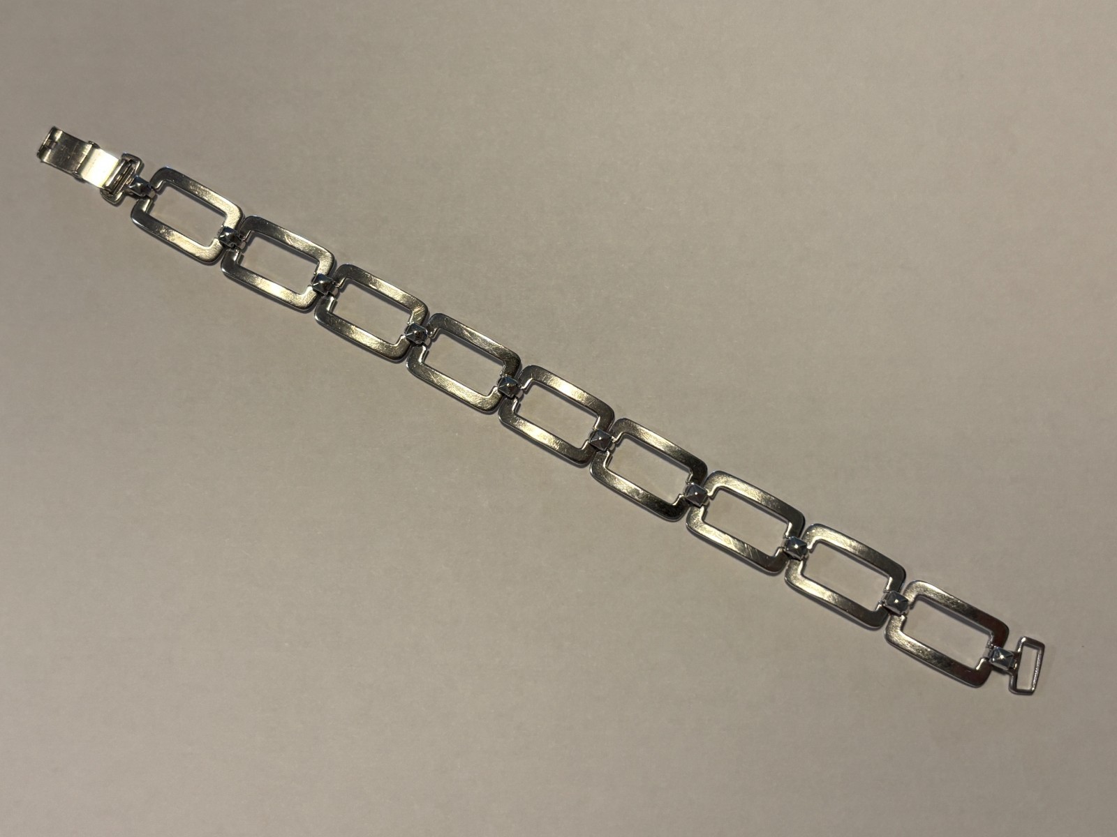 Sterling Silver Bracelet Rectangular - image 1