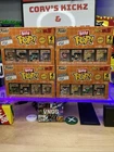 Lot Of 4 Funko Bitty Pop!: Dragon Ball 4-Pack Series 2.  Full Set And 4 Chase