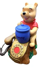 Disney Telephone Winnie the Pooh ☎️ Piglet Telemania Animated Talking FOR PARTS