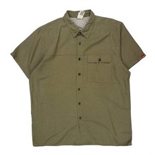 The North Face Short Sleeve Shirt - XL Green ...