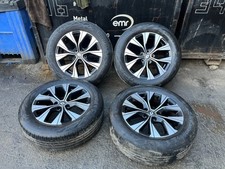 2019 RENAULT CAPTUR 17" ALLOY WHEELS SET 5 STUDS 7JX17 + TYRES 215/60 R17