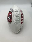 ALDON SMITH SAN FRANCISCO 49ERS AUTOGRAPHED SIGNED LOGO FOOTBALL COA