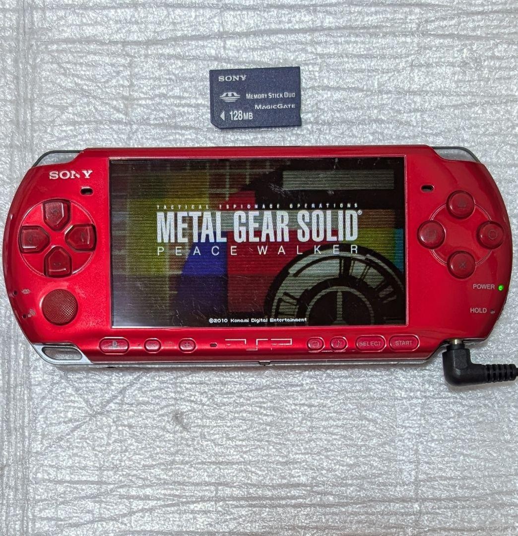 PlayStation Portable - PSP3000 レッド ちょこさん専用 Sony PSP-3000 Red Console 3000 PlayStation Portable w