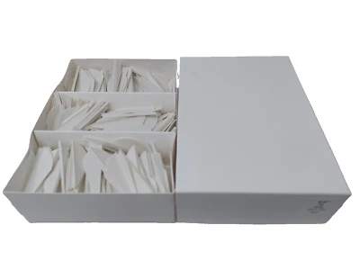 2.0" White Raptor II R2 Vanes Q2i Norway Industries: Bulk Pack Of 500 Count