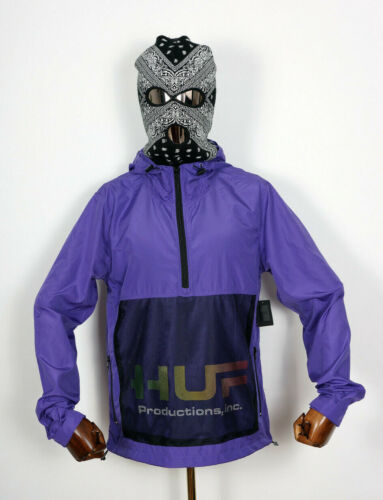 Huf worldwide Coupe-Vent jacket Veste Anorak Productions Inc Ultra Violet En M - Bild 1 von 2