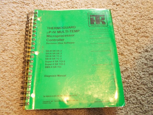 1997 Thermo King Service Repair Manual uP-IV SB-III SR Super II Multi Temp TCI