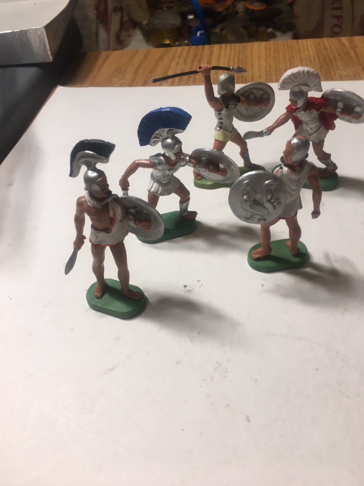 Vintage Lot Of Britains Hong Kong Toy Plastic Roman Soldiers 2.5" T eBay