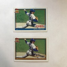 (2) 1991 Topps KEITH COMSTOCK 