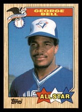 1987 Topps George Bell All-Star Toronto Blue Jays #612 Mint