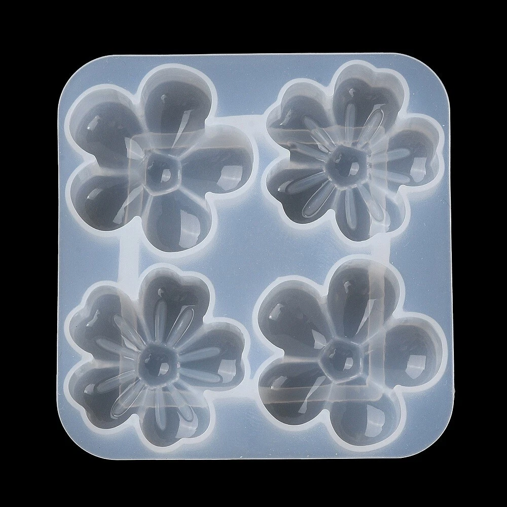 Mujiang - Set di 4 stampi in silicone per decorare torte e cioccolatini