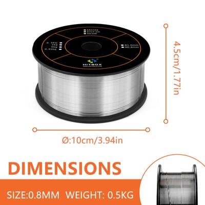 0.5kg 0.030'' Mig Wire ER5356 Spool Bronze Copper Welding Metal Fabrication Tool