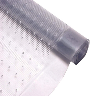 Heavy Duty Clear Vinyl Plastic Carpet Protector Floor Mat- 12 FT