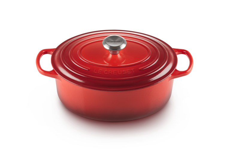Casserole Cocotte Oval Evo Le Creuset Iron CMS 35 Cherry