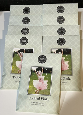 Bridgewater Candle Co Sweet Tickled Pink Scented Sachets Lot of 9 FREE SHIP