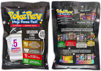 1 Pokerev Obsidian Pack 7.0 - 5 Booster Packs + 1 Mega Bonus Pack
