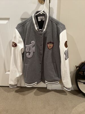 Flag and Anthem Varsity Jacket- Medium
