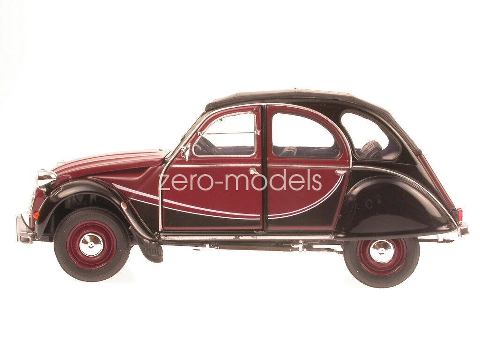 1/24 比例 Welly Citroen 2CV 6 Ente Charleston sr Modell 玩具收藏礼物 — 第 3/4 张图片
